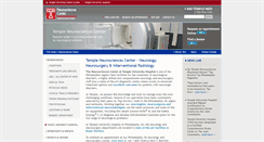 Desktop Screenshot of neuro.templehealth.org