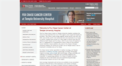 Desktop Screenshot of cancercenter.templehealth.org