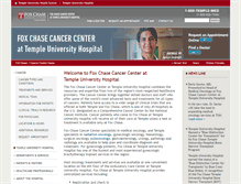 Tablet Screenshot of cancercenter.templehealth.org