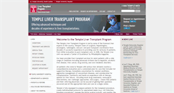 Desktop Screenshot of liver.templehealth.org