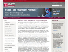 Tablet Screenshot of liver.templehealth.org