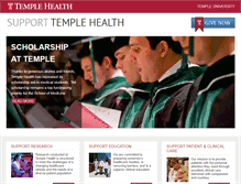 Tablet Screenshot of giving.templehealth.org