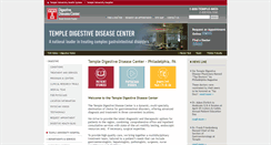 Desktop Screenshot of digestive.templehealth.org