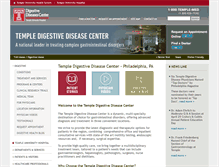 Tablet Screenshot of digestive.templehealth.org