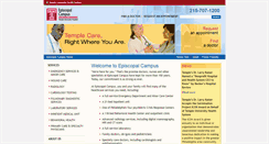 Desktop Screenshot of episcopal.templehealth.org
