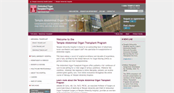 Desktop Screenshot of abdominal.templehealth.org